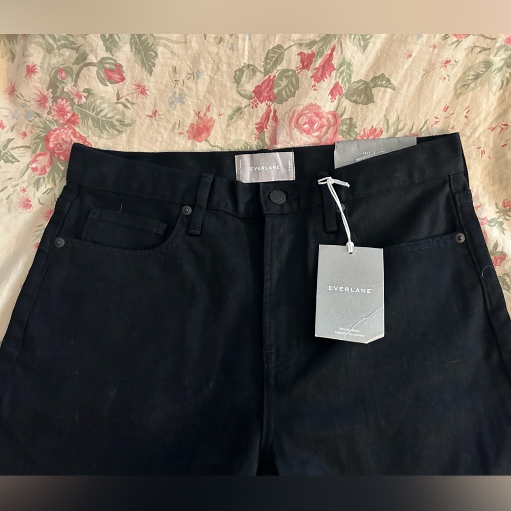 Everlane High Rise Black Women's Jeans NEW 29 Ankle